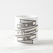 荒い鼻息記念日-特集号のロゴのマグ マグカップ (中央)