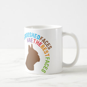 荒い鼻息Smooshedはマグに直面します コーヒーマグカップ