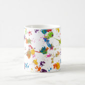 荒い鼻息Xの老人のバックスターのマグ コーヒーマグカップ (中央)