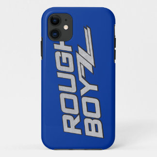 荒いBoyZZのやっとそこにiPhone 5の場合の青 iPhone 11 ケース