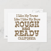 荒おもしろい々しい少年 ポストカード (正面/裏面)