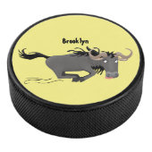 荒おもしろい々しランニングい漫画イラストレーション アイスホッケーパック (3/4)