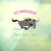 荒おもしろい々しランニングい漫画イラストレーション ウィンドウサイン (シート3)