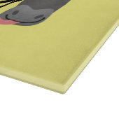 荒おもしろい々しランニングい漫画イラストレーション カッティングボード (角)