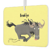 荒おもしろい々しランニングい漫画イラストレーション カーエアーフレッシュナー (左)