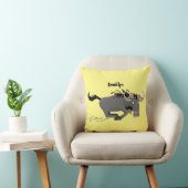 荒おもしろい々しランニングい漫画イラストレーション クッション (椅子)