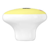 荒おもしろい々しランニングい漫画イラストレーション セラミックノブ (側面)