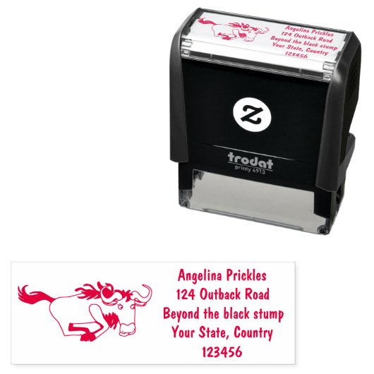 荒おもしろい々しランニングい漫画イラストレーション セルフインキングスタンプ (インサイチュ)