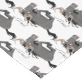 荒おもしろい々しランニングい漫画イラストレーション テーブルクロス (アングル)