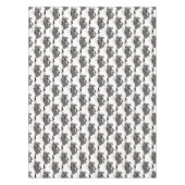 荒おもしろい々しランニングい漫画イラストレーション テーブルクロス (正面)