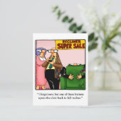 「荒おもしろいっぽい日?」 はがき「斑点」 ポストカード (スタンド正面)