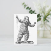 荒おもしろいれ狂う男 – 中世の伝説 ポストカード (スタンド正面)