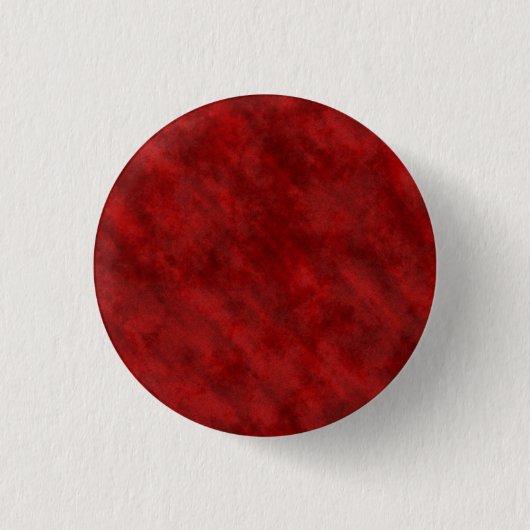 荒く汚いビロードの質: Blood Red深い 缶バッジ (正面)