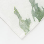 荒く、滑らかなサンベルナール峠-絵画 フリースブランケット (角)