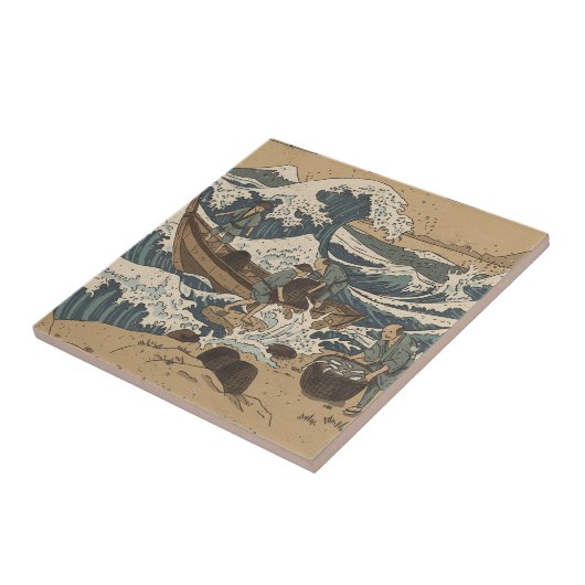 荒れた海 タイル (側面)