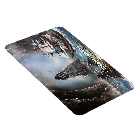 荒れた海 マグネット (右側)