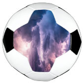 荒れた空 サッカーボール (回転)