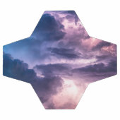荒れた空 サッカーボール (フラット)