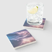 荒れた空 ストーンコースター (横)