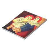 荒れ果てたアンとアンディの人形 ノートパッド (回転)