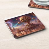 荒れ果てた惑星の異常な球状構造 コースター (左側)