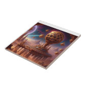 荒れ果てた惑星の異常な球状構造 タイル (側面)