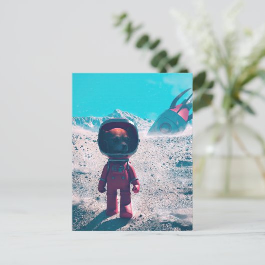 荒れ果てた惑星はがきを探る ポストカード (スタンド正面)