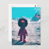 荒れ果てた惑星はがきを探る ポストカード (正面/裏面)