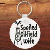 荒れ果てた油田妻 キーホルダー (正面)