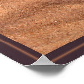 荒れ果てた海岸 ポスター (角)