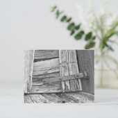 荒れ果てた烏帽子門の写真 ポストカード (スタンド正面)