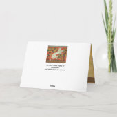 荒れ果てた白馬、森の羊飼いの木々 カード (裏面)