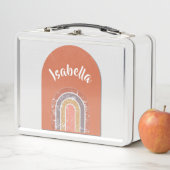 荒れ果てた虹のボーホー メタルランチボックス (インサイチュ)