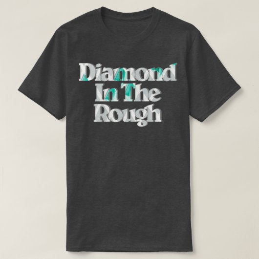 荒れ模様のダイヤモンド Tシャツ (デザイン正面)