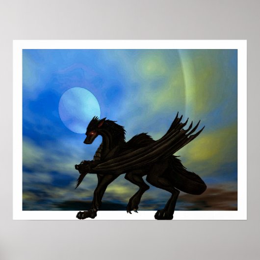 荒れ狂うドラゴン ポスター (正面)