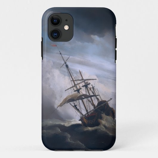 荒れ狂う嵐の中で必要な船 Case-Mate iPhoneケース (裏面)