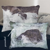 荒れ狂う川 アクセントクッション