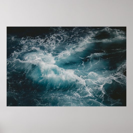 荒れ狂う水 ポスター (正面)