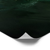 荒れ狂う海の城 | AIアートポスター ポスター (角)