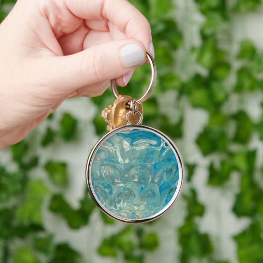 荒れ狂う海 キーホルダー (手)