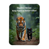 荒れ狂う猫の友人たち マグネット (縦)