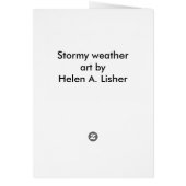 荒れ狂った天気 (裏面)