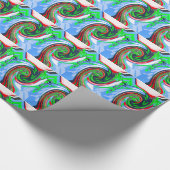 荒れ狂った天気 ラッピングペーパー (角)