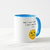 荒れ狂った生活 マグカップ (正面右)