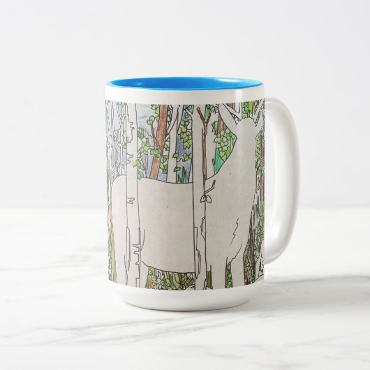 荒れ狂って ツートーンマグカップ (正面右)