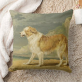 荒上塗を施してあるコリー1809年(油船上に) クッション (ブランケット)