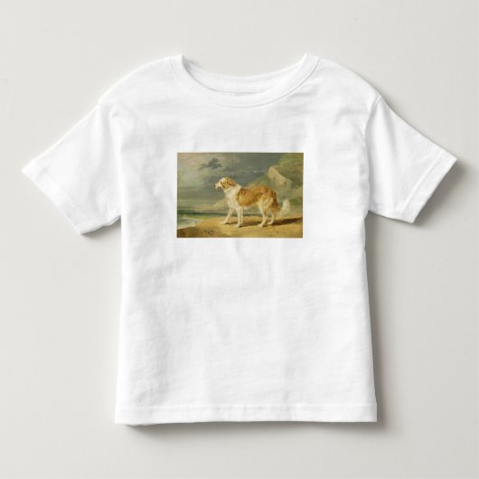 荒上塗を施してあるコリー1809年(油船上に) トドラーTシャツ (正面)