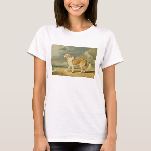 荒上塗を施してあるコリー1809年(油船上に) Tシャツ (正面)