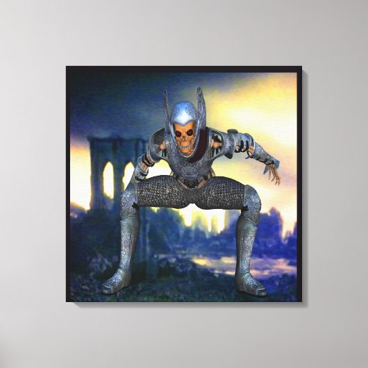 荒地 キャンバスプリント (正面)