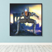 荒地 キャンバスプリント (インサイチュ (ウッドフロア))